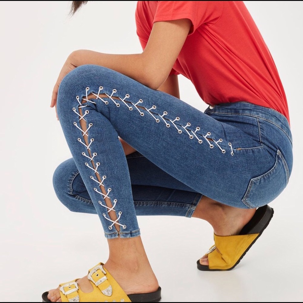 Top shop Laceup Jeans